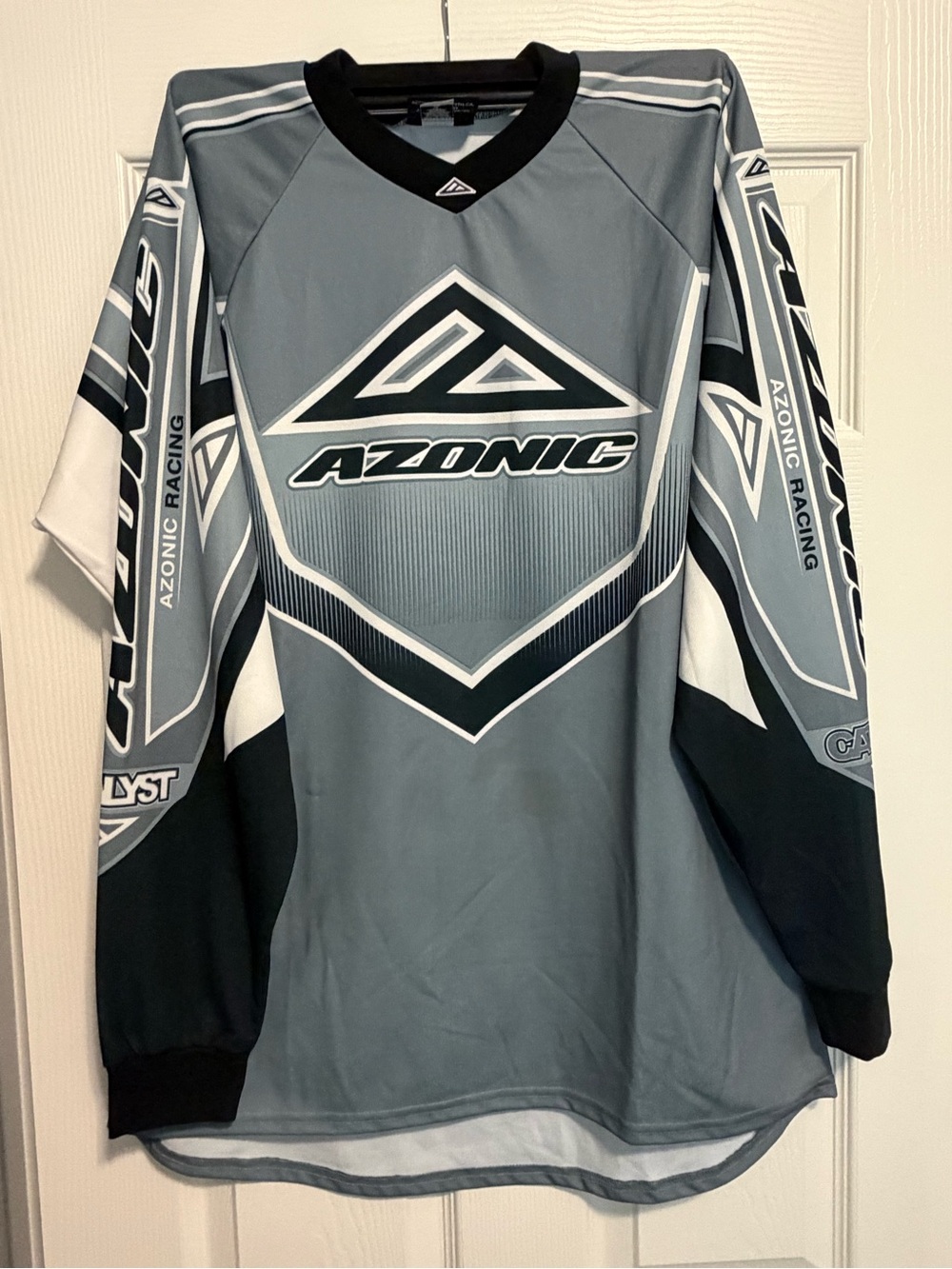 Azonic Racing Grey Motocross Jersey